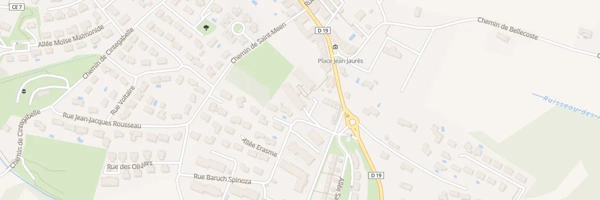 Plan du 3 Rue Baruch Spinoza à Nailloux