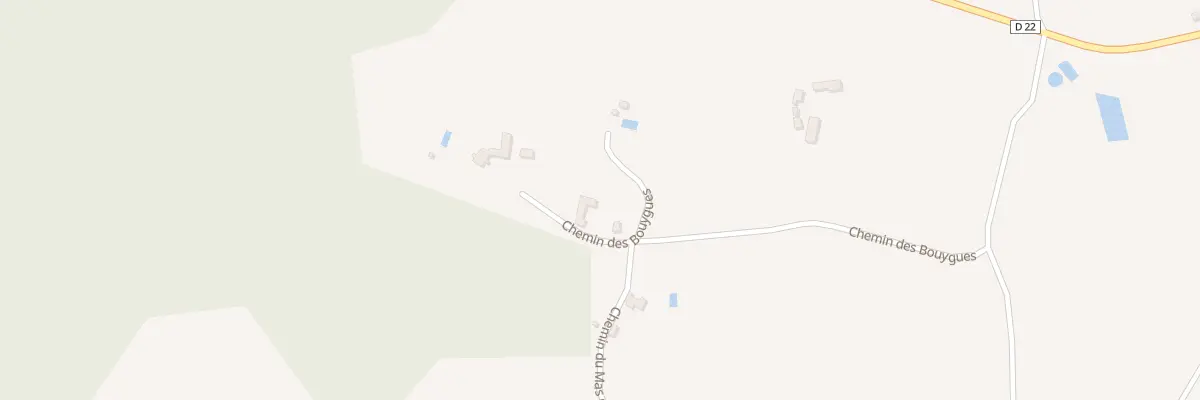 Plan du 332A Che des Bouygues à Escamps