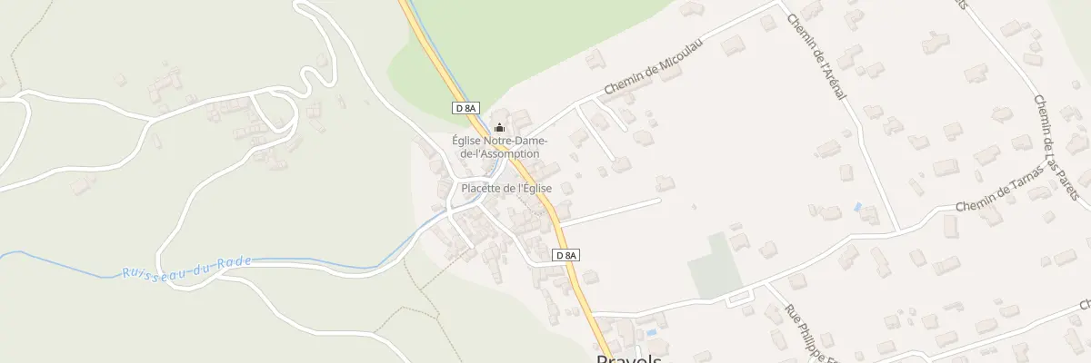 Plan du 12 Av des Guerilleros à Prayols