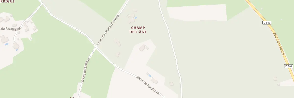 Plan du 5266F Champ de l’Ane à Montvalent