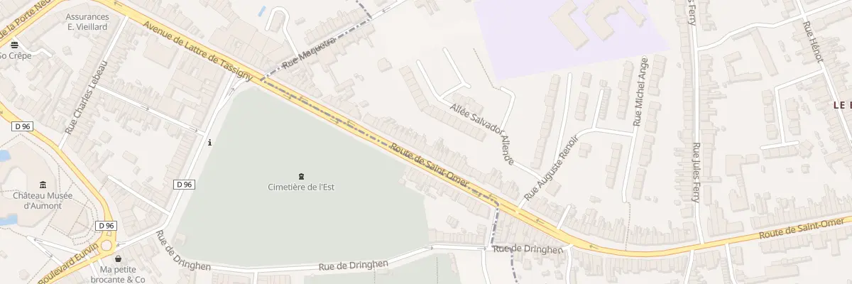 Plan du 63 Rte de Saint Omer à Saint-Martin-Boulogne