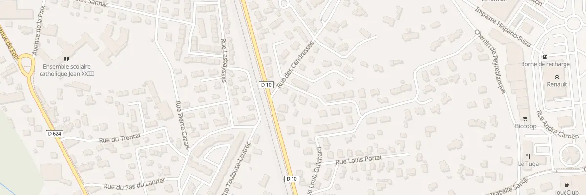 Plan du 2 Rue de L’Arget à Pamiers