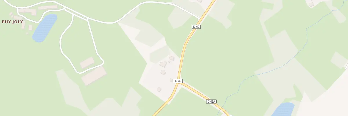 Plan du 7 Les Mas à Lafat
