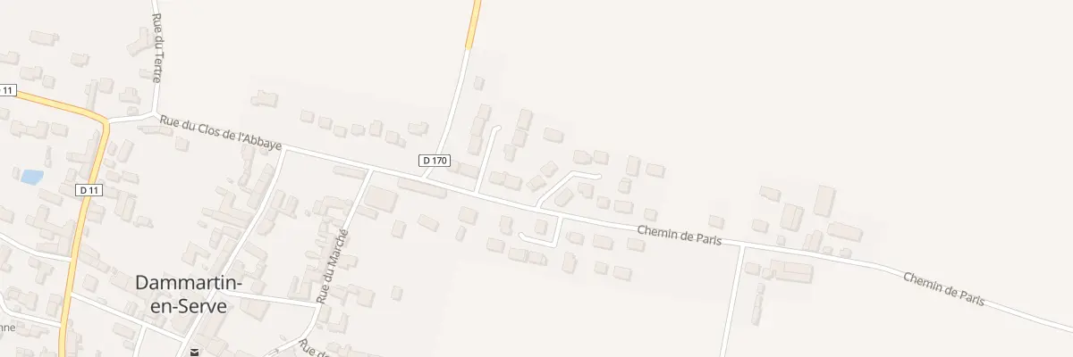 Plan du 1 All des Tourterelles à Dammartin-en-Serve