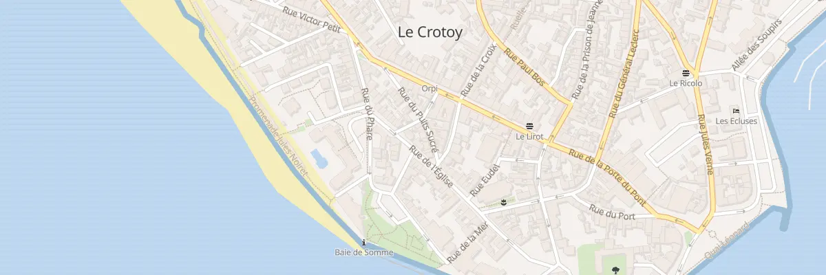 Plan du 34 Rue de l’Eglise au Crotoy