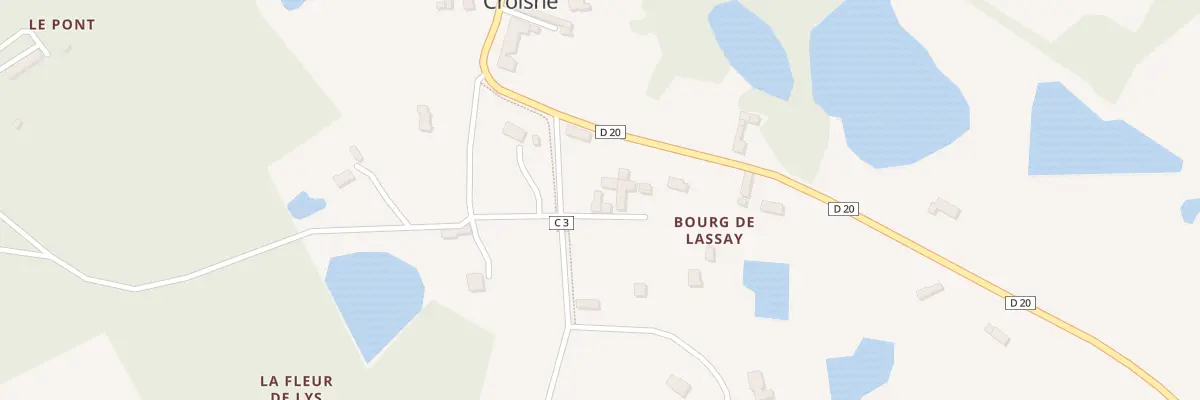 Plan du 3 Rte de Gy à Lassay-sur-Croisne