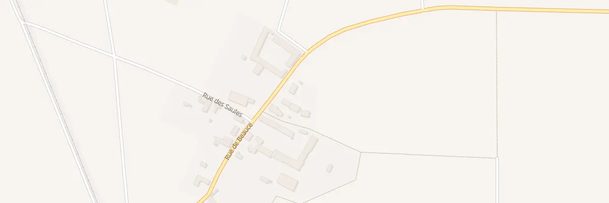 Plan du 1 Rue de Beauce à Beauvilliers