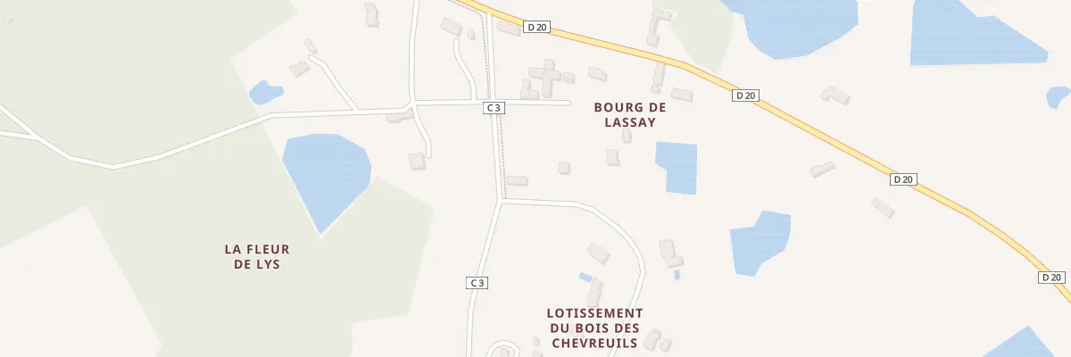 Plan du 6 Rte de Gy à Lassay-sur-Croisne
