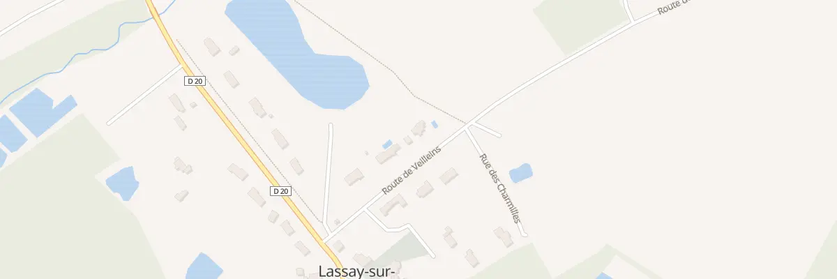 Plan du 5 Rte de Veilleins à Lassay-sur-Croisne