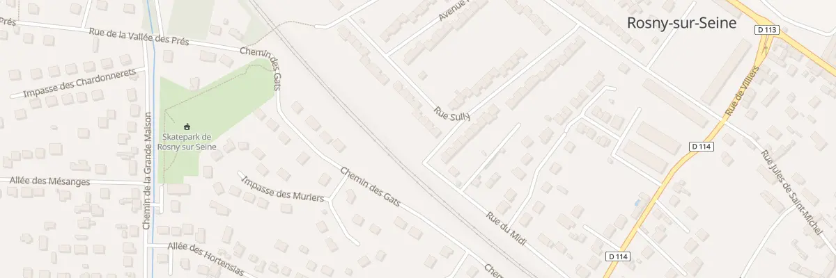 Plan du 45 Rue Sully à Rosny-sur-Seine