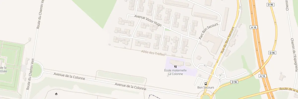 Plan du 8 Pl Montesquieu à Wimille