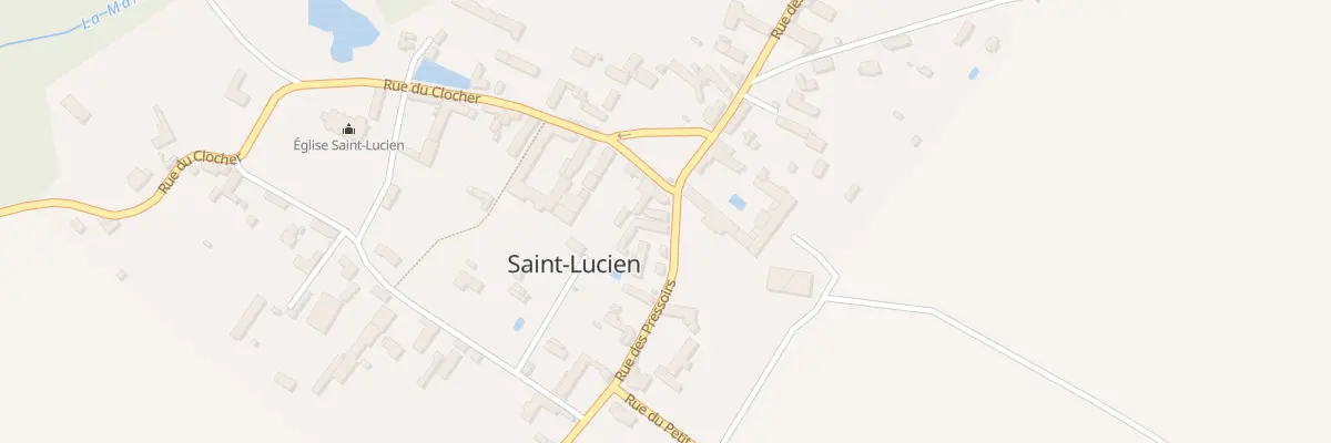 Plan du 16 Rue des Pressoirs à Saint-Lucien