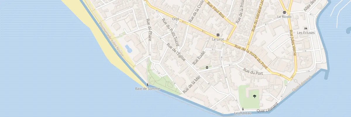 Plan du 33 Rue de l’Eglise au Crotoy