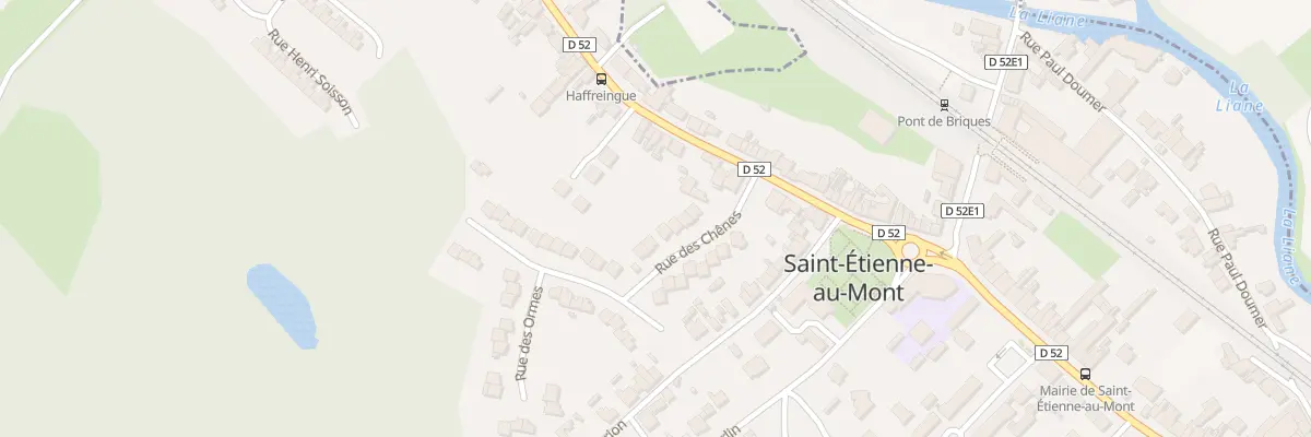 Plan du 8 Rue des Chênes à Saint-Étienne-au-Mont