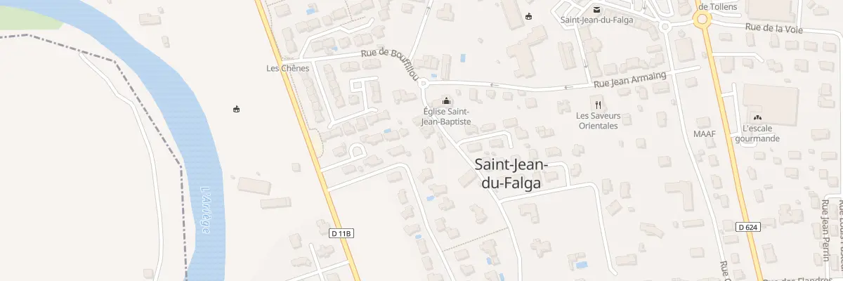 Plan du 6 Rue Frederic Mistral à Saint-Jean-du-Falga