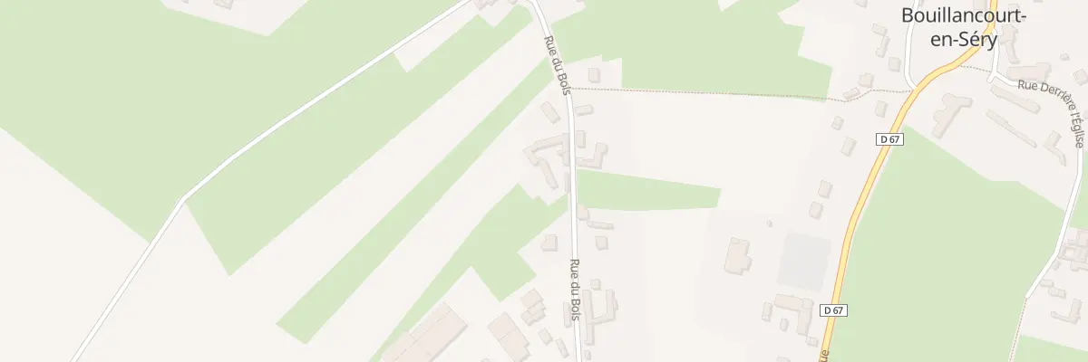 Plan du 10 Rue du Bois à Bouillancourt-en-Séry