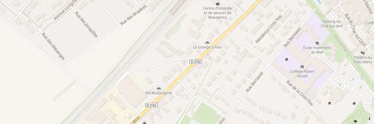Plan du 36 Av de Blois à Beaugency