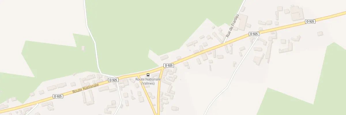 Plan du 55 Rte Nationale à Valines