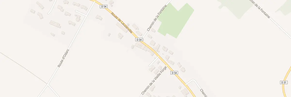 Plan du 19 Rte de Lauzerville à Préserville