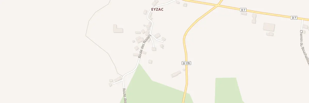 Plan du 5248 Eyzac à Chanteix