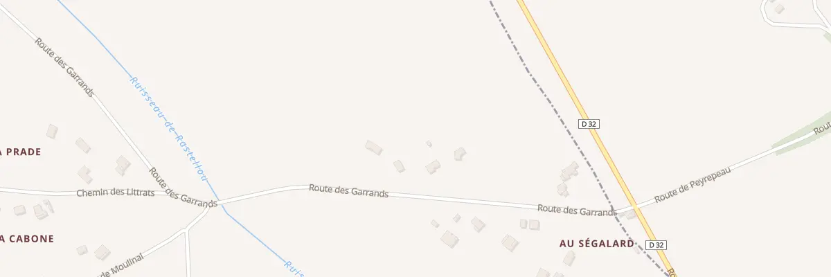 Plan du 230 Rte des Garrands à Puygaillard-de-Quercy