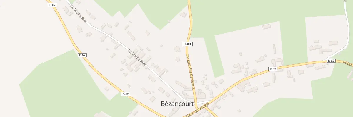 Plan du 1 Rte des Carreaux à Bézancourt