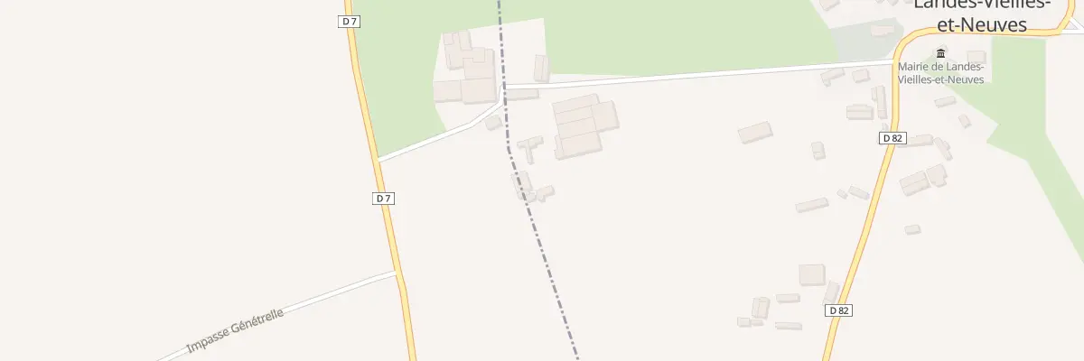 Plan du 5003 Le Bourg à Landes-Vieilles-et-Neuves