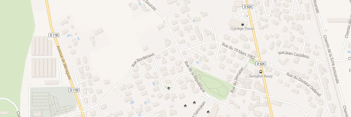 Plan du 2 Rue de la République à Saint-Jean-du-Falga