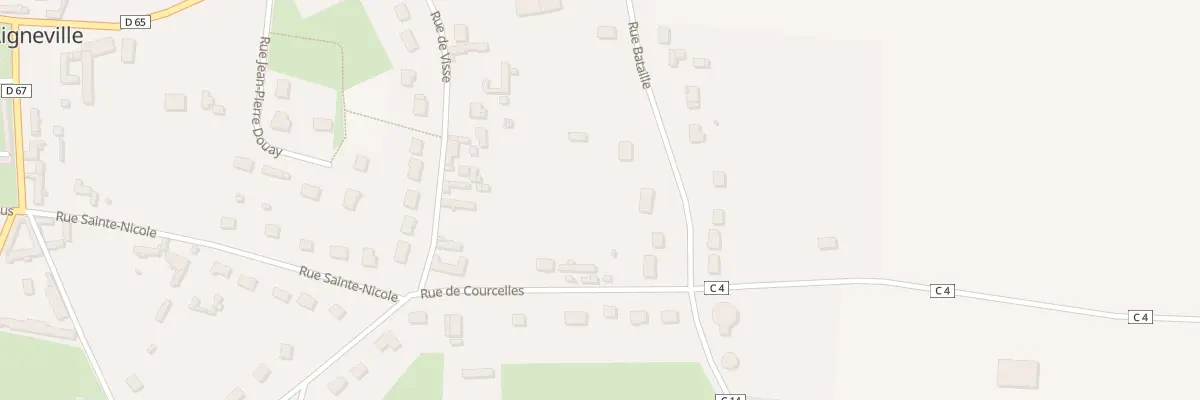 Plan du 300 Rue Bataille à Aigneville