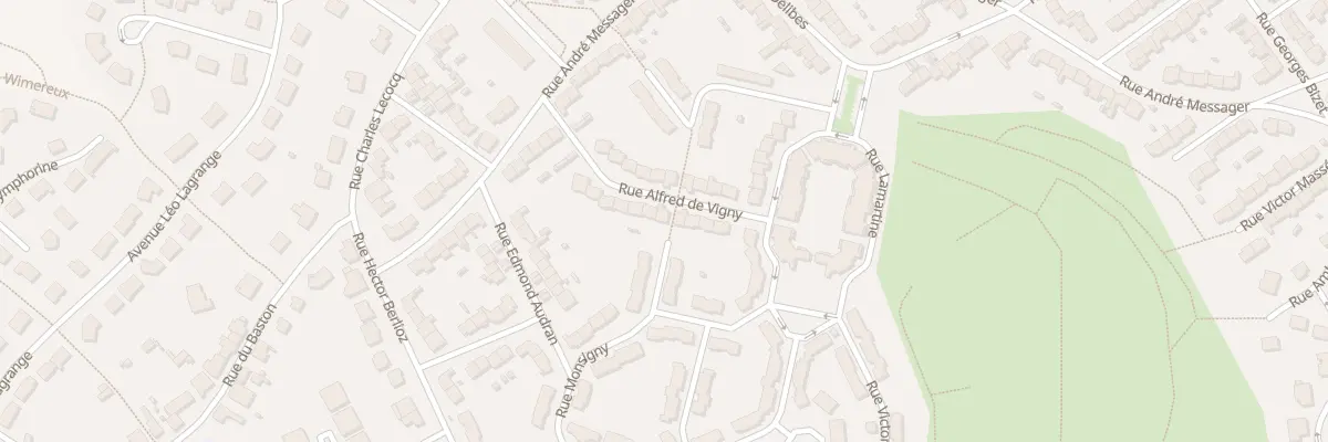 Plan du 11 Rue Alfred de Vigny à Wimereux