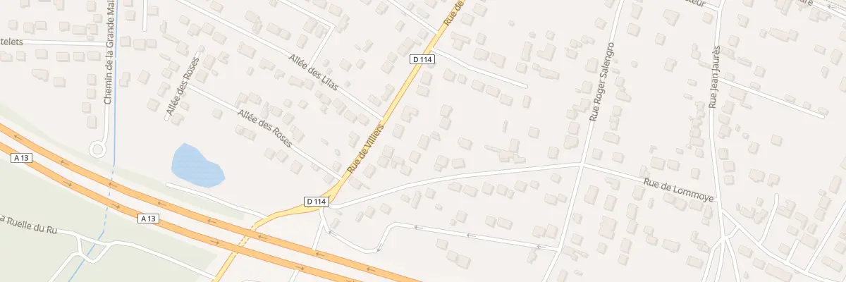 Plan du 3T Rue de Lommoye à Rosny-sur-Seine