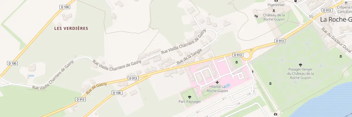 Plan du 7 Rue de la Sangle à La Roche-Guyon