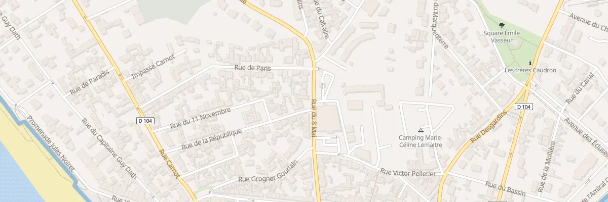 Plan du 33 Rue du 8 Mai au Crotoy