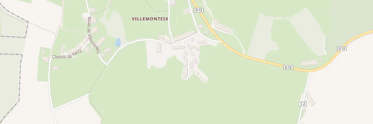 Plan du 5132 Villemonteix à Cheissoux