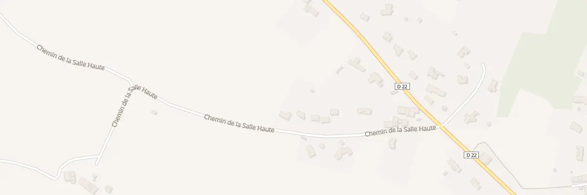 Plan du 284 Che de la Salle Haute à Roquesérière