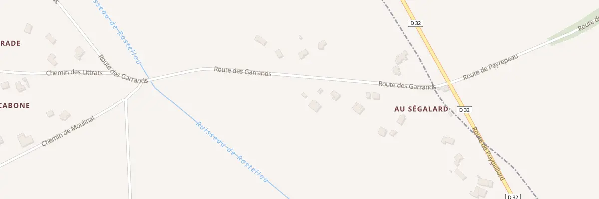 Plan du 265 Rte des Garrands à Puygaillard-de-Quercy