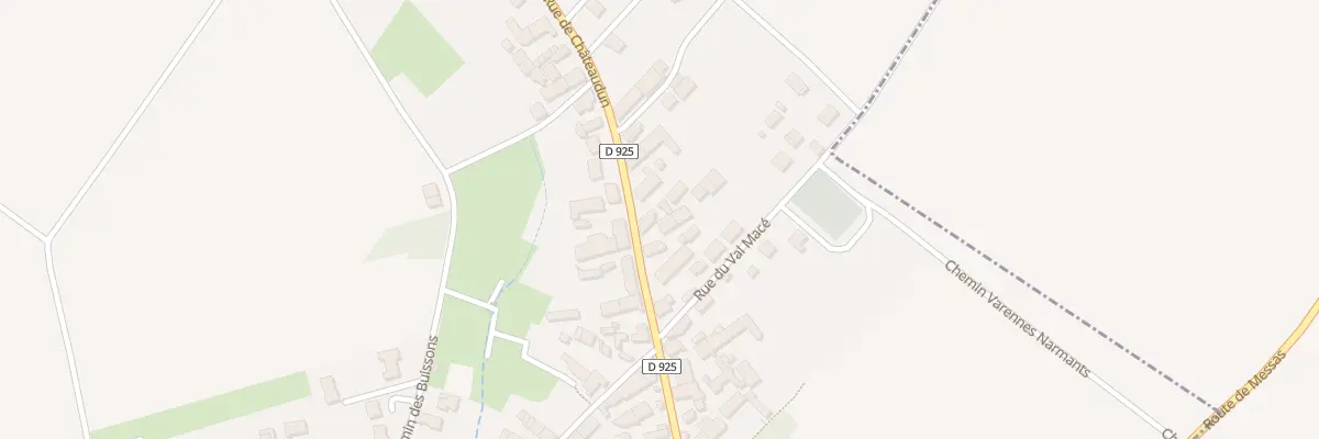 Plan du 208 Rue de Chateaudun à Beaugency