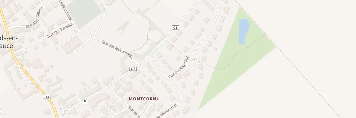 Plan du 1 Rue du Haut Vert à Épieds-en-Beauce