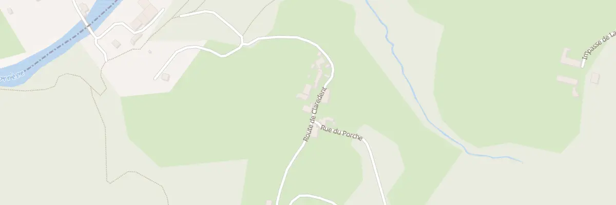 Plan du 1221 Rte De Claredent à Dampniat
