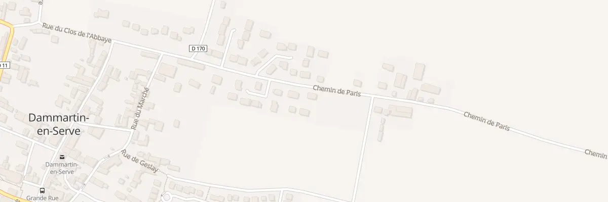 Plan du 6C Che de Paris à Dammartin-en-Serve