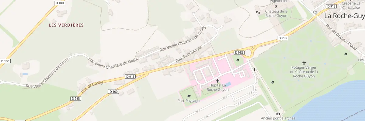 Plan du 8 Rue Justinien Blazy à La Roche-Guyon