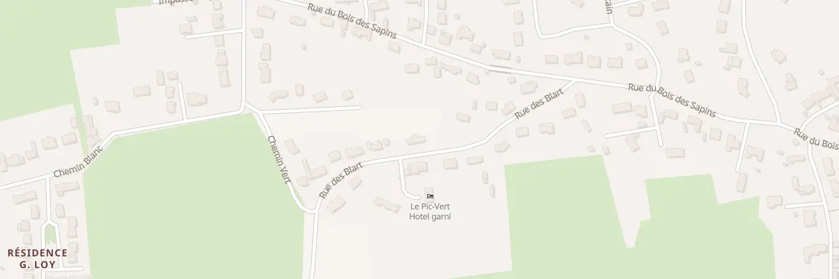 Plan du 629 Rue des Blart à Rang-du-Fliers