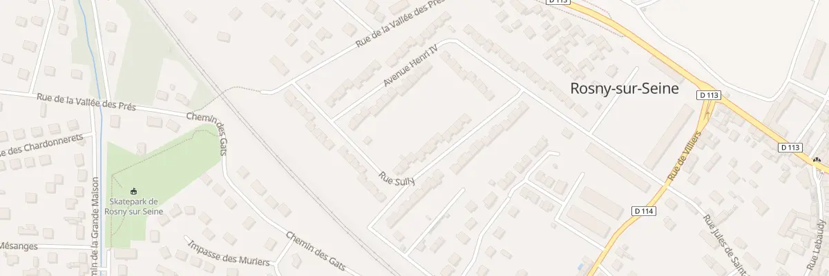Plan du 16 Rue Sully à Rosny-sur-Seine