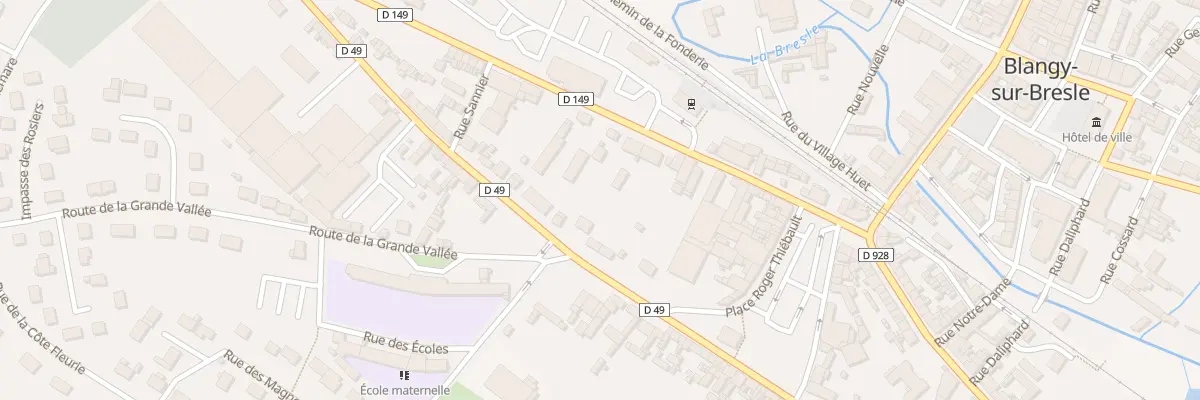 Plan du 30B Rue de Morgan à Blangy-sur-Bresle