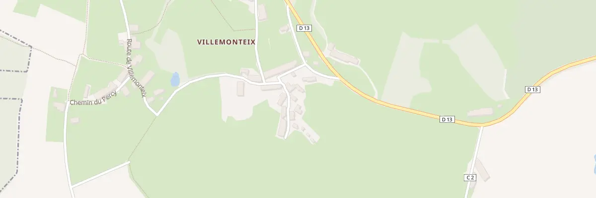 Plan du 5139 Villemonteix à Cheissoux