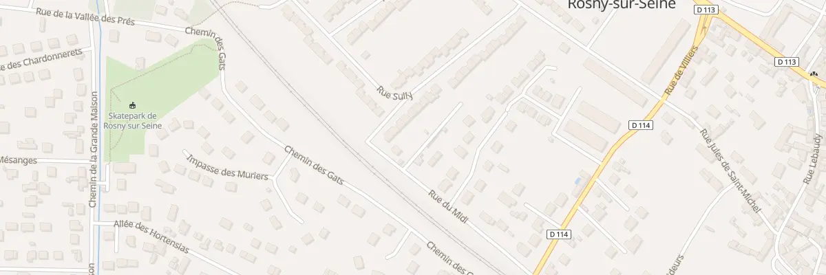 Plan du 37 Rue Sully à Rosny-sur-Seine