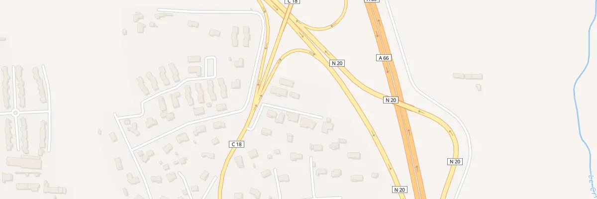 Plan du 84J Rte de Villeneuve à Pamiers