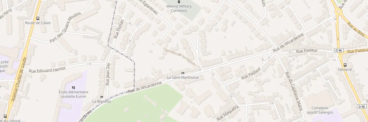 Plan du 61 Rue de Wicardenne à Saint-Martin-Boulogne