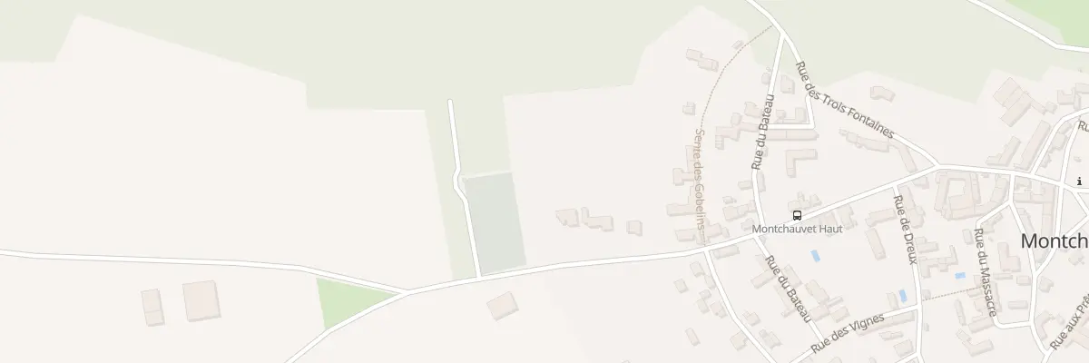 Plan du 34 Rue de la Porte de Bretagne à Montchauvet
