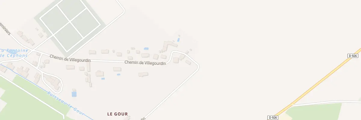 Plan du 12 Che de Villegourdin à Levroux
